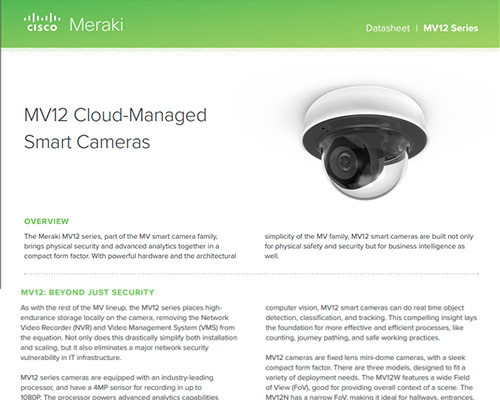 Why are used Meraki Smart Camera?